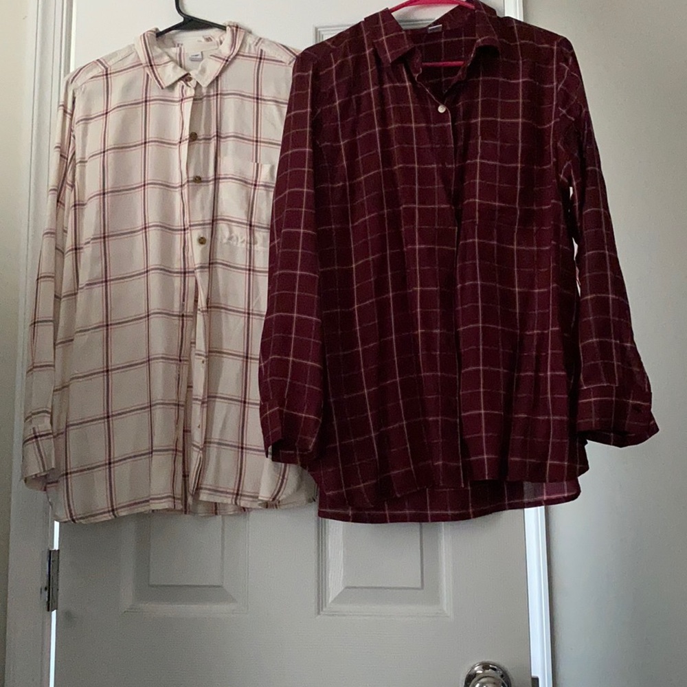 Long sleeved shirts